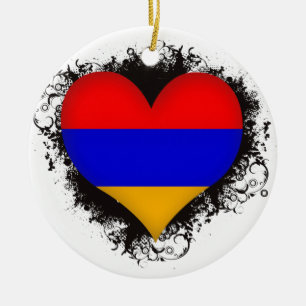 Vintage i-Liebe Armenien Keramik Ornament