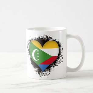Vintage i-Liebe Comoren Kaffeetasse