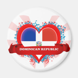 Vintage i-Liebe-Dominikanische Republik Magnet