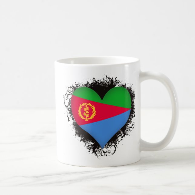 Vintage i-Liebe Eritrea Kaffeetasse (Rechts)