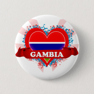 Vintage i-Liebe Gambia Button