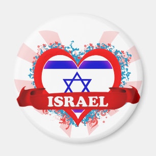 Vintage i-Liebe Israel Magnet