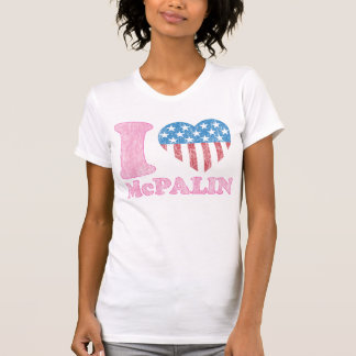 Vintage i-Liebe McPalin, McCAIN PALIN USA IHeart T-Shirt
