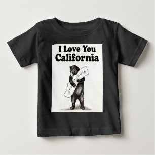 Vintage i-Liebe Sie Kalifornien Baby T-shirt