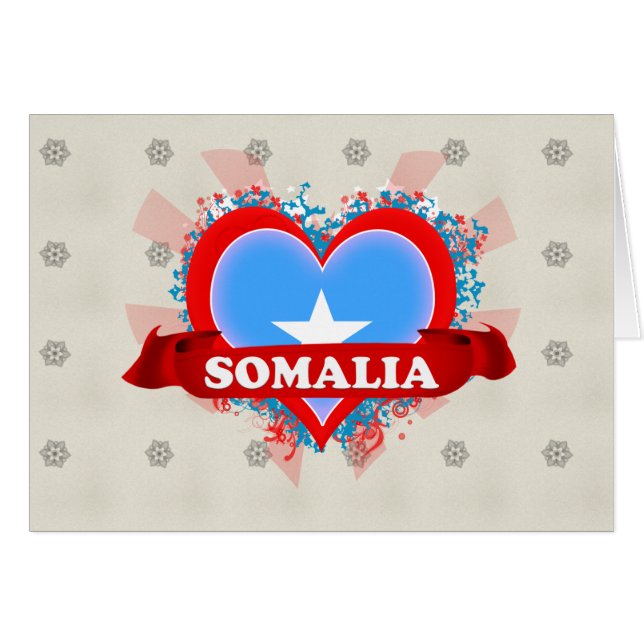 Vintage i-Liebe Somalia (Vorderseite (Horizontal))