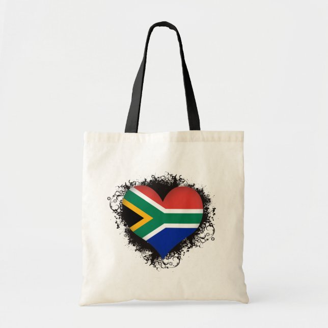 Vintage i-Liebe Südafrika Tragetasche (Vorne)