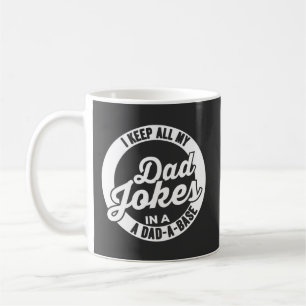 Vintage Ich Bewahre Alle Meine Papa-Witze In Einer Kaffeetasse