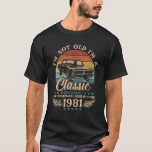 Vintage Ich bin nicht alt, ich bin Klassiker Auto  T-Shirt