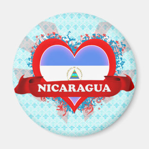 Vintage Ich liebe Nicaragua Magnet
