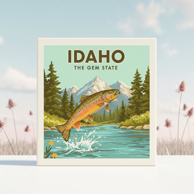Vintage Idaho Fliese (Von Creator hochgeladen)