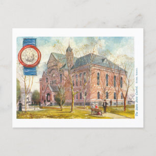 Vintage Idaho Hauptstadt mit Siegel Postkarte