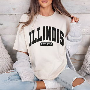 Vintage Illinois-Shirt, Patriotisches Geschenk für T-Shirt