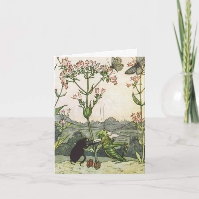 Vintage Illustration Else Wenz-Vietor Poster Karte (Vorderseite)