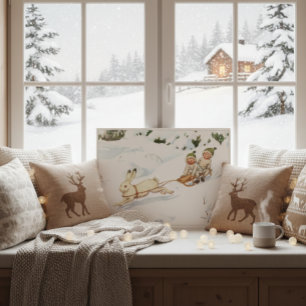 Vintage Illustration Forest Children Elsa Beskow Poster