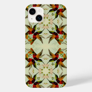 Vintage Illustration Hummingvögel und Blume Case-Mate iPhone Hülle