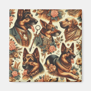 Vintage Illustration Magnet