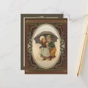Vintage Illustration - Postkarte