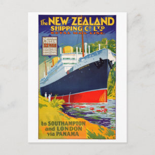 Vintage Illustration Postkarte