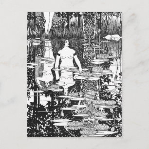 Vintage Illustration Postkarte