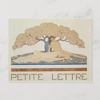 Vintage Illustration Postkarte