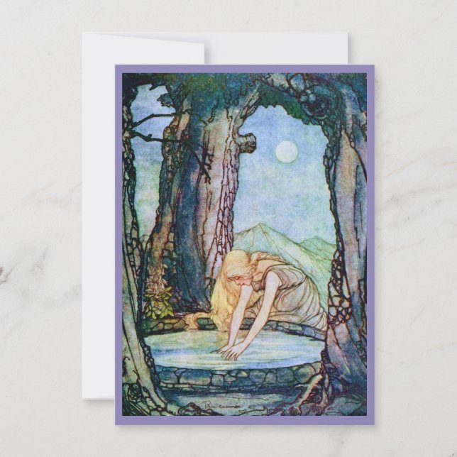 Vintage Illustration Rie Cramer Grimms Märchen (Vorderseite)