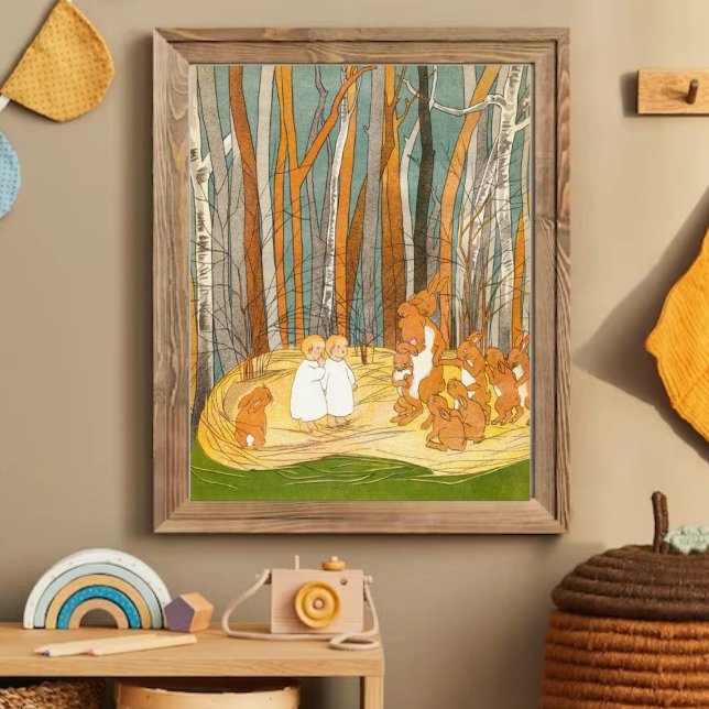 Vintage Illustration Sibylle Von Olfers Poster (Von Creator hochgeladen)