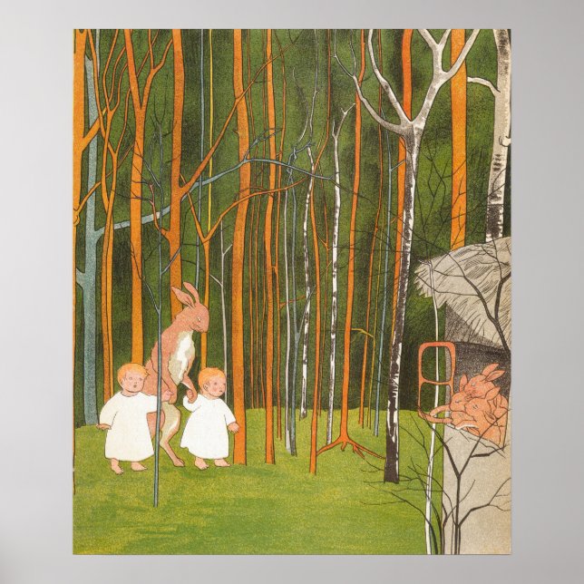 Vintage Illustration Sibylle Von Olfers Poster (Vorne)