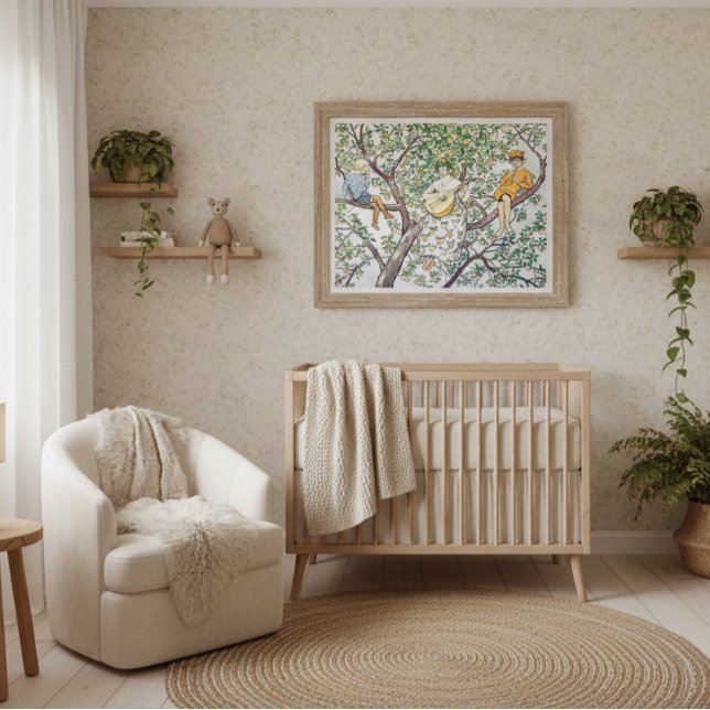 Vintage Illustration von Elsa Beskow Poster (Von Creator hochgeladen)