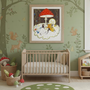 Vintage-Illustration von Else Wenz Vietor Poster