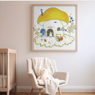 Vintage Illustration von Else Wenz Vietor Poster