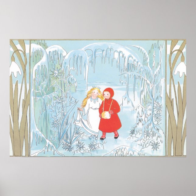 Vintage Illustration von Sibylle Von Olfers Poster (Vorne)