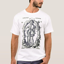 Vintage Illustration von Zodiaka-Zeichen T-Shirt