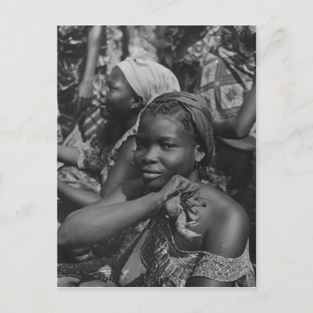 Vintage Image, Afrika, Lady aus Togo Postkarte (Vorderseite)
