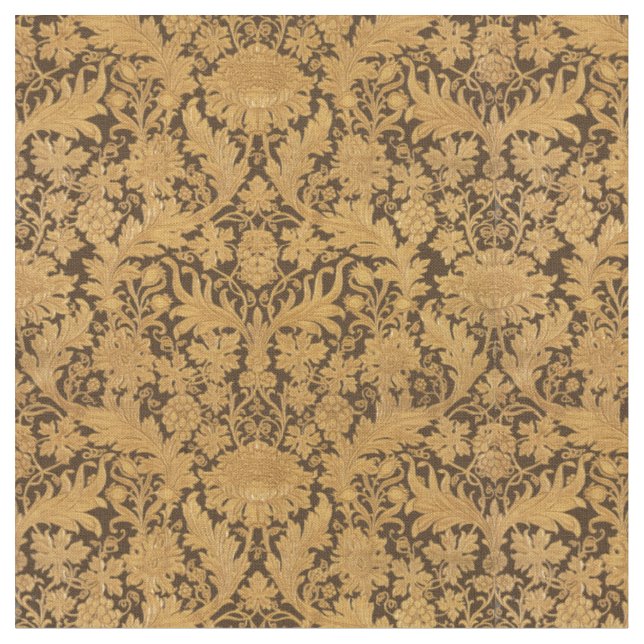 Vintage Imitate Leder-Blumenmuster Stoff (Nahaufnahme)