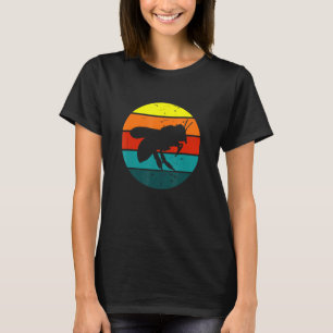 Vintage-Imker Retro-Honigbiene Sonnenuntergang T-Shirt