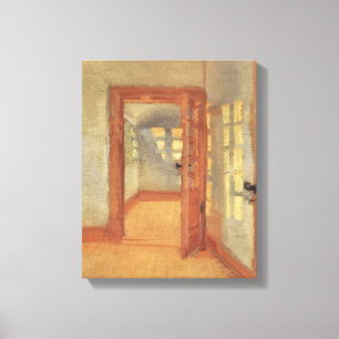 Vintage-Impressionismus, Hausinterieur, Anna Anche Leinwanddruck