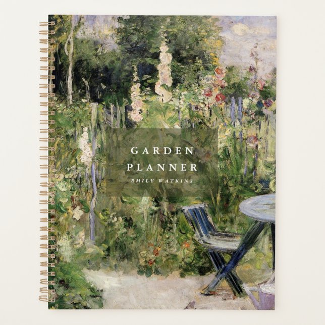 Vintage-Impressionist-Gartenplaner Planer (Vorderseite)