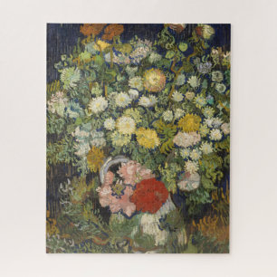 Vintage-Impressionistischer Blumenstrauß Van Gogh