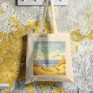 Vintage Indiana Dunes National Park Tragetasche