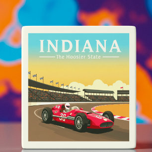 Vintage Indiana Fliese