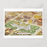 Vintage Indiana Statehouse, Indianapolis Hauptstad