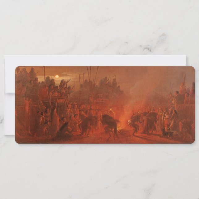 Vintage Indianer, Buffalo-Tanz von Wimar (Vorderseite)