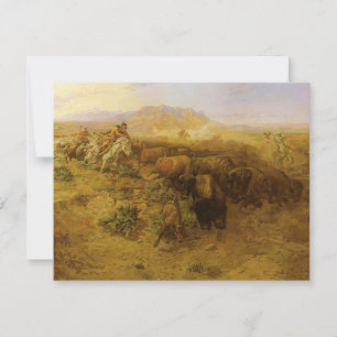Vintage Indians, Büffeljagd von CM Russell