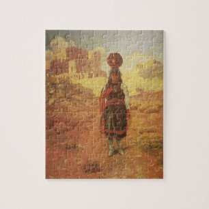 Vintage indischer Wasserträger von EW Rollins