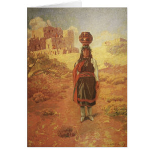 Vintage indischer Wasserträger von EW Rollins