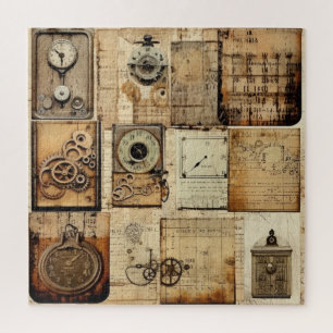 Vintage-Industrie-Grunge-Puzzle