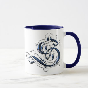 Vintage Initiale S Tasse
