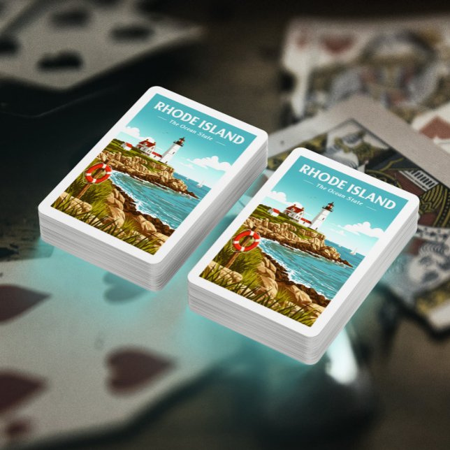 Vintage Insel Rhode Spielkarten (Von Creator hochgeladen)