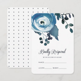 Vintage Inspirierte Blumenwetterwetterwetterwetter RSVP Karte