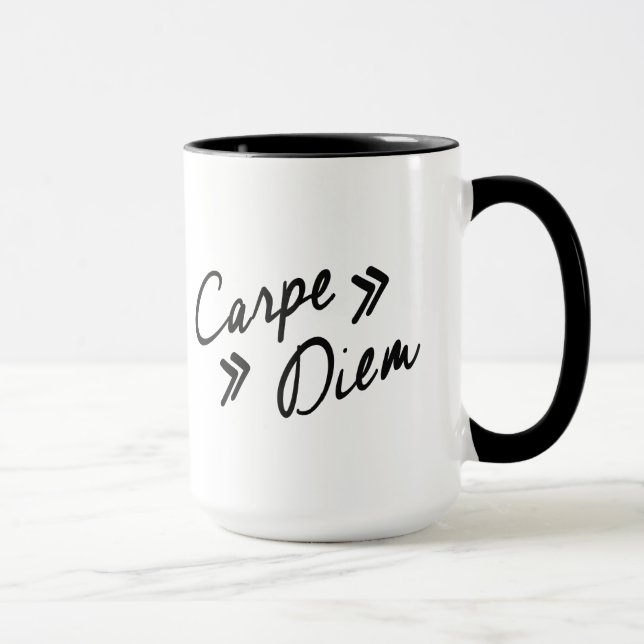 Vintage inspirierte Carpe Diem Tasse (Rechts)